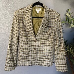 Talbots Tweed Blazer - Wool Italian Fabric